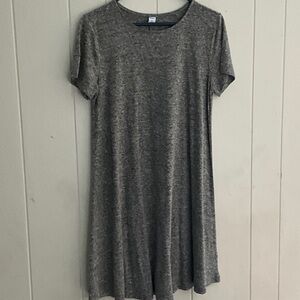 Old Navy Heathered Gray Mini Dress